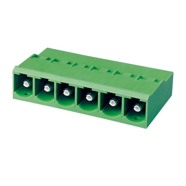 ECH116R-06P TERM BLK 6POS 10.16MM HDR