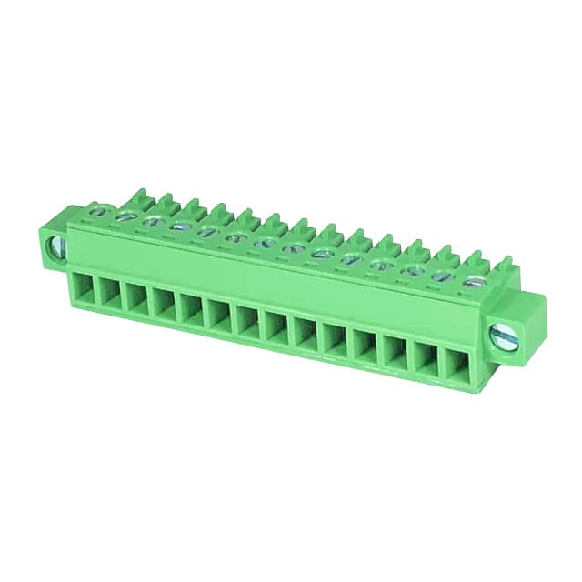 EC381VM-14P TERM BLK 14POS 3.81MM SCRW PLG