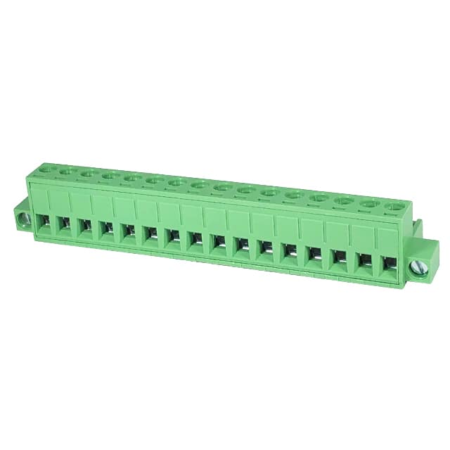 2ESDVM-16P TERM BLK 16POS 5.08MM SCRW PLG