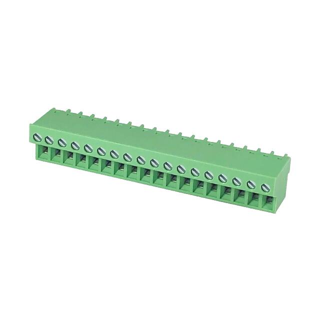 EC381F-18P TERM BLK 18POS 3.81MM SCRW PLG