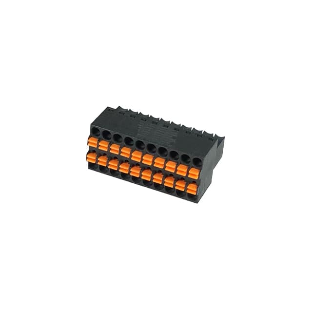 0156-2B20-BK TERM BLK 20POS 3.50MM PID PLG