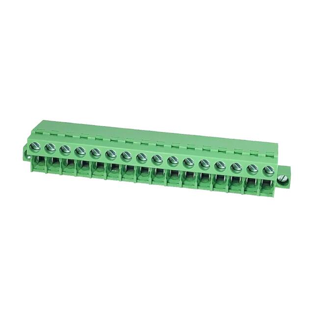 2ESDFM-16P TERM BLK 16POS 5.08MM SCRW PLG