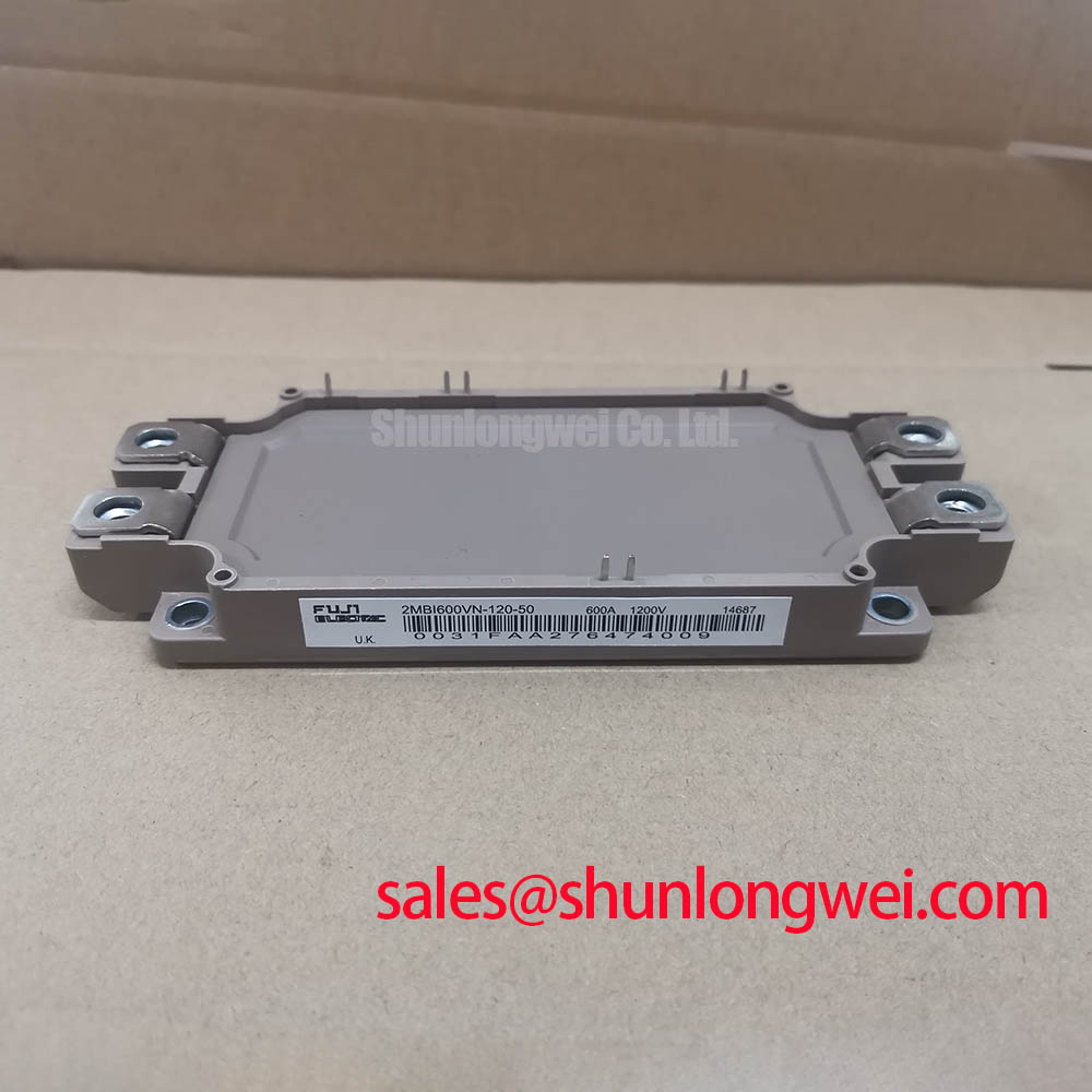 2MBI600VN-120-50 The Fuji Electric 2MBI600VN-120-50 is a 1200V, 600A dual IGBT module designed for high-reliability power conversion systems. It utilizes V-Series Trench Gate Field Stop technology for optimized efficiency.