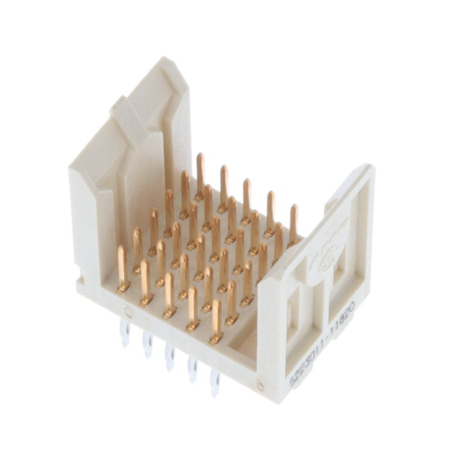 5223010-1 TE Connectivity 5223010-1 is a Futurebus header connector with 30 positions in 5 rows, 2.00mm pitch, through hole mounting, and gold contact finish.