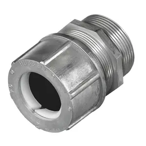 SHC1052 The Hubbell SHC1052 is an aluminum cord connector with a straight male end. It is designed for 1.00-1.13" cord sizes and features a 1 1/4" NPT hub.