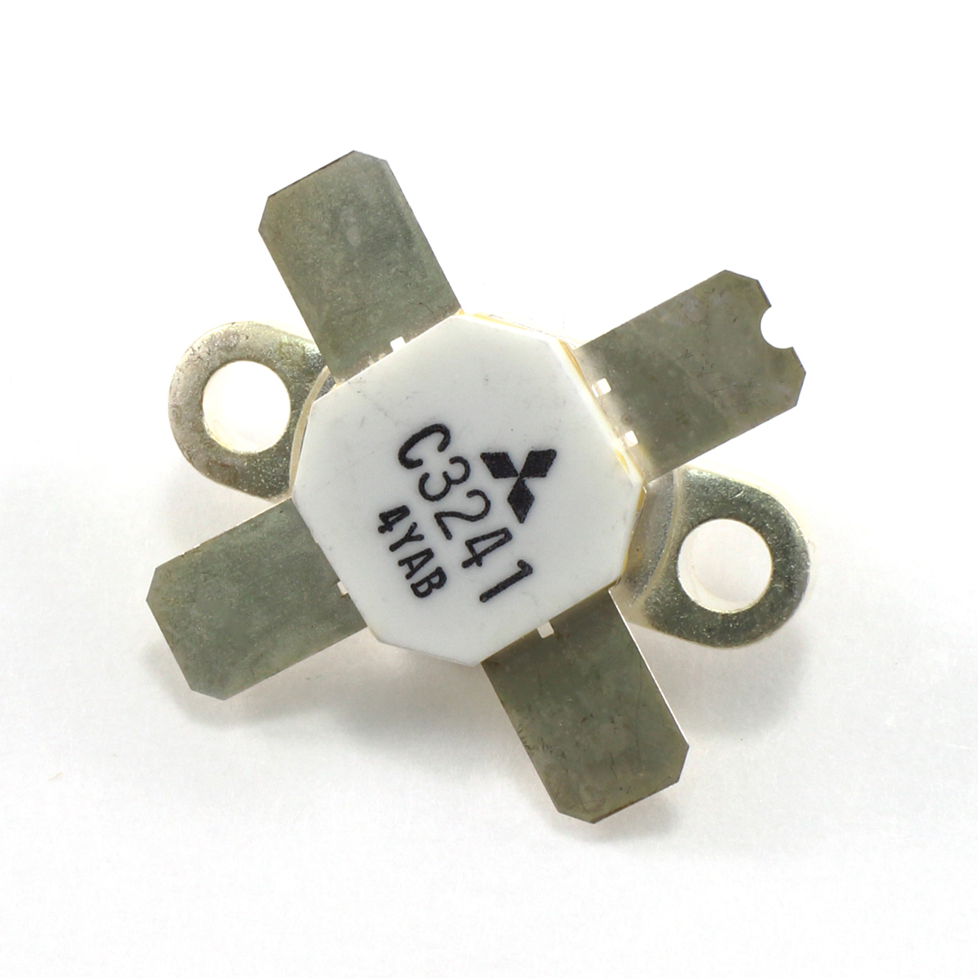 2SC3241 The Mitsubishi Electric 2SC3241 is an NPN Epitaxial Planar Transistor designed for flange mounting. It offers a power dissipation of 75W and operates at 12V with a frequency of 30MHz.