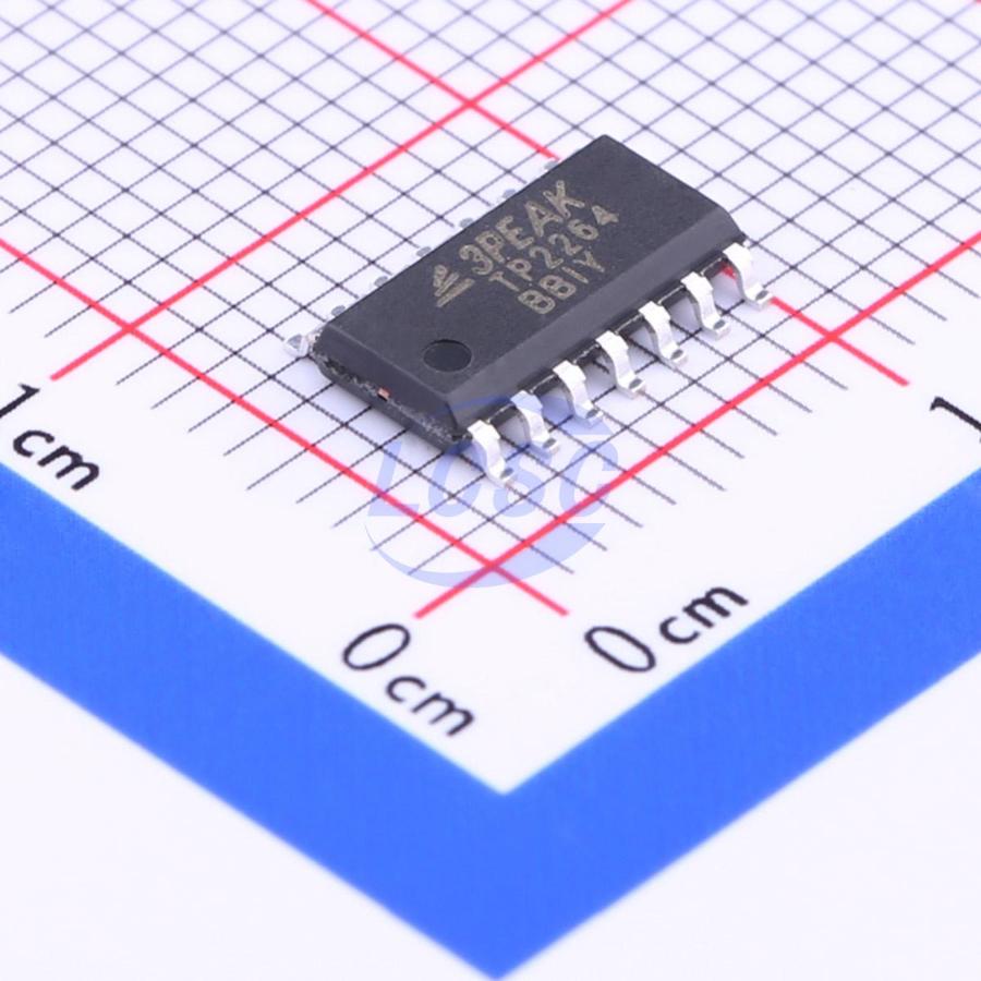 TP2264-SR The TP2264-SR is an operational amplifier from 3PEAK, featuring a SOIC-14 package. It is RoHS3 Compliant and has an MSL rating of 1.