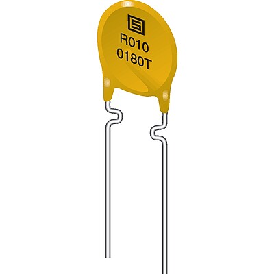 PFRA.160 The Schurter Inc. PFRA.160 is a radial leaded PTC resettable fuse designed for through-hole mounting. It operates up to 60 VDC and features a holding current range of 0.1-11 A.