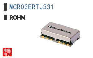 MCR03ERTJ331 The ROHM MCR03ERTJ331 is a surface mount resistor with a resistance of 330 Ohms and a tolerance of ±5%. It has a power rating of 0.1W.