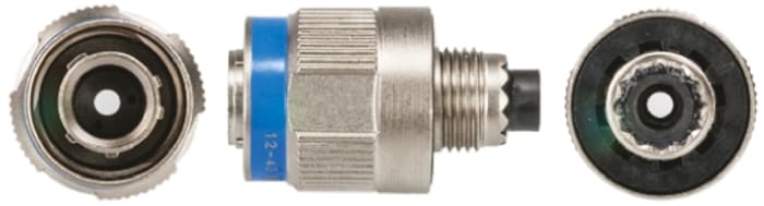 8D5E-09F01AN The Souriau Sunbank by Eaton 8D5E-09F01AN is a MIL Spec Circular Connector with a straight orientation and screw coupling. It features 1 male fibre optic contact.