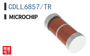 CDLL6857 The CDLL6857 is a Schottky Diode from Microsemi Corporation. It features a 20V reverse voltage and a 150mA forward current, housed in a DO-213AA package.