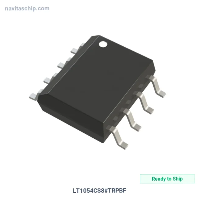 LT1054CS8#TRPBF The Analog Devices Inc. LT1054CS8#TRPBF is an adjustable/2.5V charge pump voltage regulator. It features a surface mount 8-SOIC package and operates from a 3.5V to 15V input range.