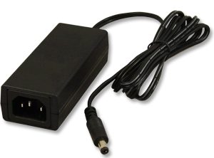 PSAC30U-120 The Phihong USA PSAC30U-120 is a 30W AC/DC desktop adapter with a 12V output and 2.5A current. It features an IEC 320-C14 input connector and a barrel plug output.