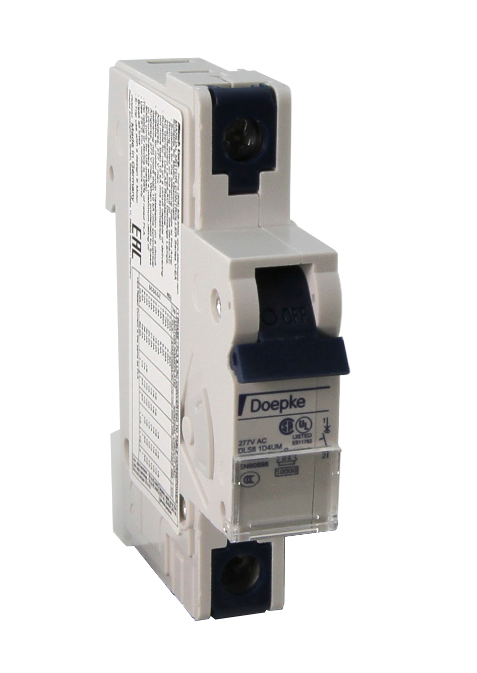 1D63UM The Altech Corporation 1D63UM is a 1-pole circuit breaker with a 63A rating and a D trip curve characteristic. It is designed for DIN rail mounting.