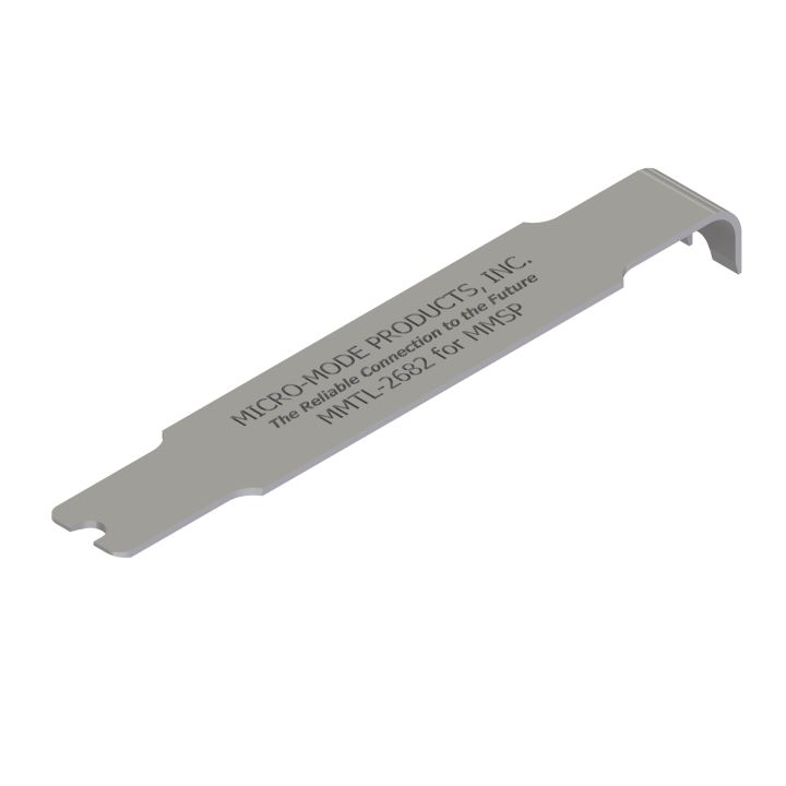 MMTL-2682 The Micro-Mode MMTL-2682 is an extraction tool designed for SMP cable connectors. It is RoHS3 Compliant and has an MSL rating of 1.