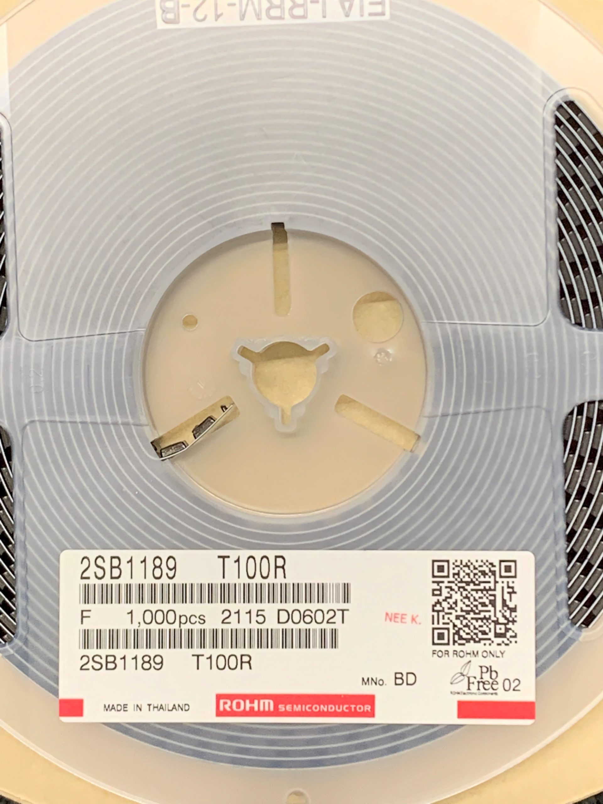 2SB1189 The ROHM Semiconductor 2SB1189 is a bipolar junction transistor. It features RoHS3 compliance and an MSL of 1.