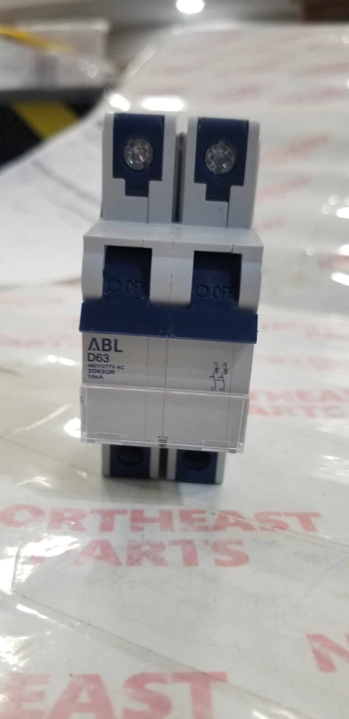 2D63UR The Altech 2D63UR is a 2-pole miniature circuit breaker with a 63A current rating and 480V voltage rating. It is designed for DIN rail mounting.