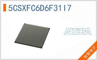 5CSXFC6D6F31I7 The Altera 5CSXFC6D6F31I7 is a System On Chip (SoC) featuring an ARM Cortex-A9 MPCore processor running at 800MHz. It offers 110K logic cells and 64KB of RAM.