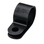 H7P The Hellermann Tyton 211-60006 is a Type H7P Closed P-Clamp designed for secure cable fixings. It is constructed from Polyamide 6.6 and operates within a temperature range of -40 to 221 °F.
