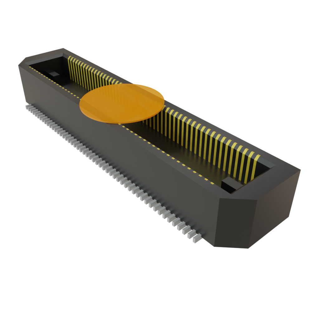 BTH-050-01-L-D-A-K-TR The Samtec BTH-050-01-L-D-A-K-TR is a 100-pin mezzanine header connector featuring a 0.5mm pitch and a 5mm stack height. It is supplied in Tape & Reel packaging.