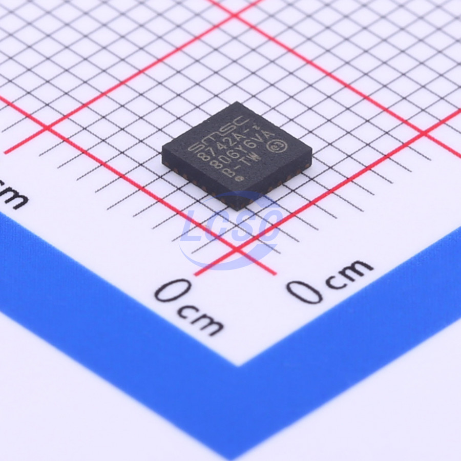 LAN8742AI-CZ The Microchip Technology LAN8742AI-CZ is a full-duplex Ethernet transceiver IC. It operates at 100Mbps and supports a voltage range of 1.6V to 3.6V.
