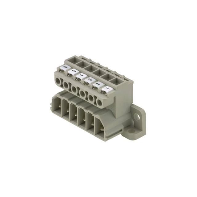 1612860000 TERM BLOCK PLUG 4POS 90DEG 7MM