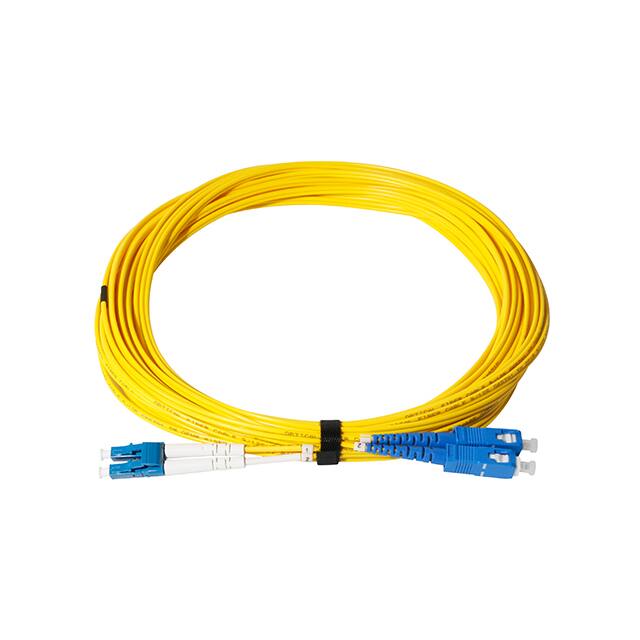 ADT-PC-LCSC-SMA1DX-RYL-10M LC-SC SM Duplex Fiber Jumper 10M