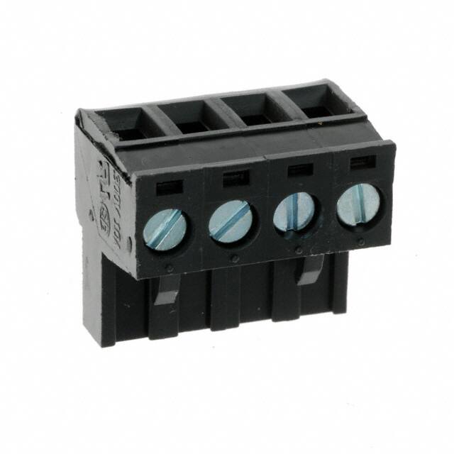 0398600104 TERM BLOCK PLUG 4POS STR 5.08MM