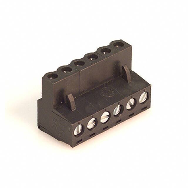 0398600106 TERM BLOCK PLUG 6POS STR 5.08MM