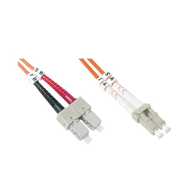 DK-2632-03 FIBER OPTIC CBL LC-SC DUPLEX 3M