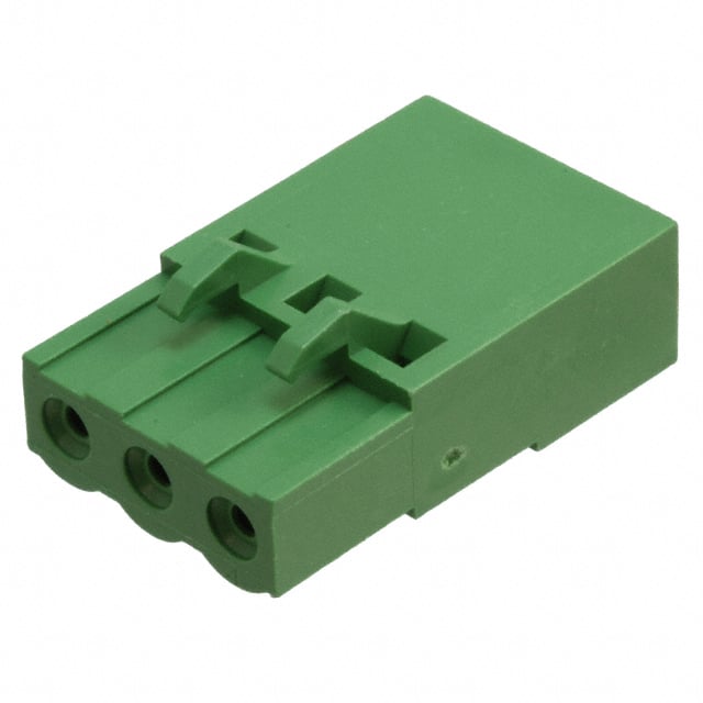 1986160-3 TERM BLOCK PLUG 3POS STR 5.08MM