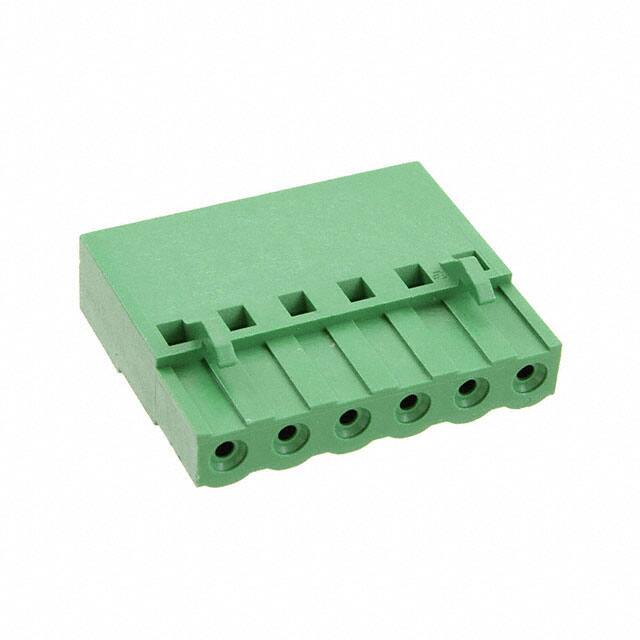 1986160-6 TERM BLOCK PLUG 6POS STR 5.08MM