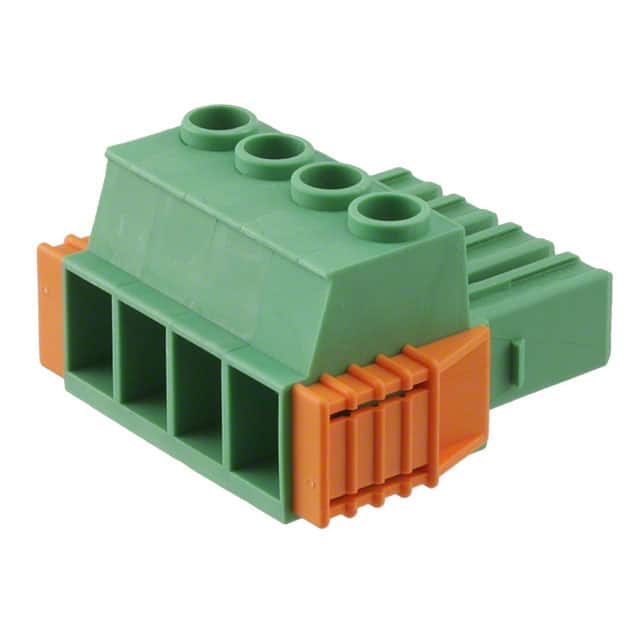 1718397 TERM BLOCK PLUG 4POS STR 7.62MM