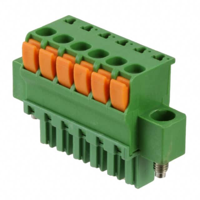 1986724-6 TERM BLOCK PLUG 6POS STR 3.81MM