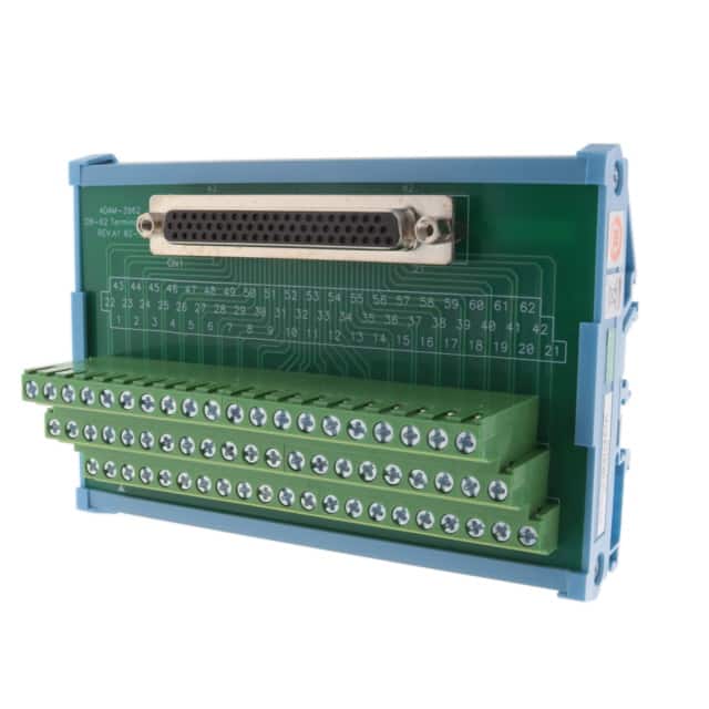 ADAM-3962-AE DB-62 WIRING TERMINAL, DIN-RAIL
