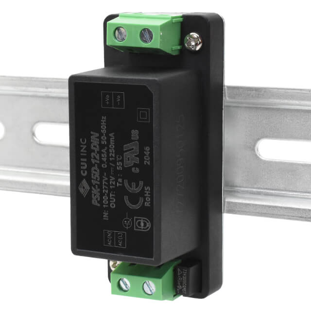 PSK-15D-3 The CUI Inc. PSK-15D-3 is a 13W AC/DC converter with a 3.3V output voltage. It operates from 85-305 VAC input and offers 82% efficiency.