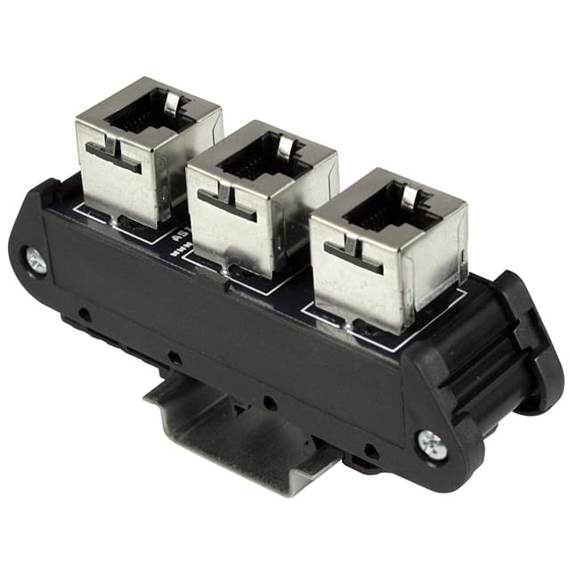 16013 RJ45 BREAKOUT BOARD,DIN RAIL MOU