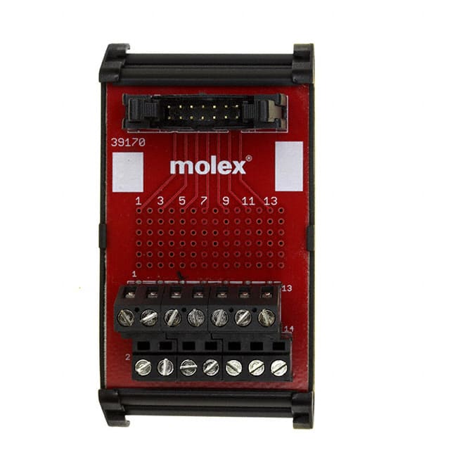 0391701014 INTERFACE MOD HDR 14POS 12-26AWG
