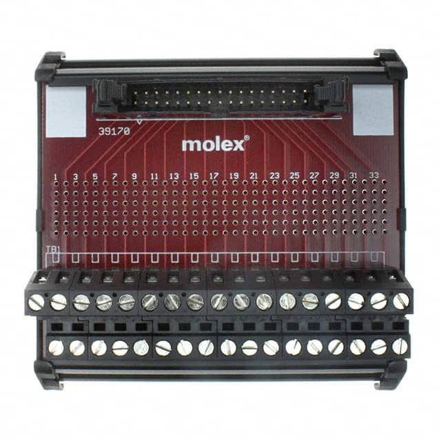0391701034 INTERFACE MOD HDR 34POS 12-26AWG