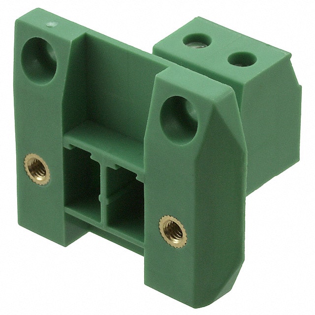 1840557 TERM BLK HEADER 2POS GREEN