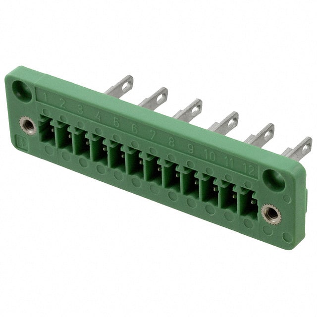 1829439 TERM BLK HEADER 12POS GREEN