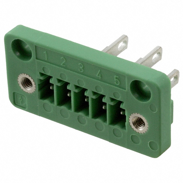 1829374 TERM BLK HEADER 5POS GREEN