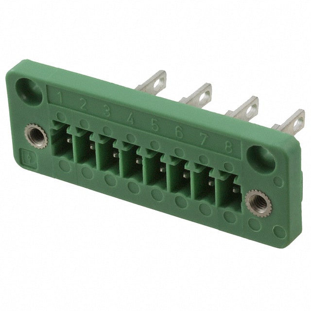 1827596 TERM BLK HEADER 8POS GREEN