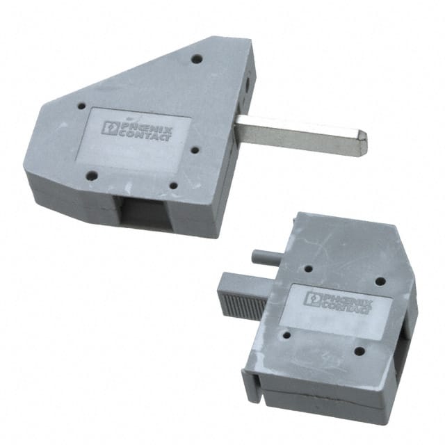 3001734 TERM BLK SCREW CLAMP 1POS GRAY