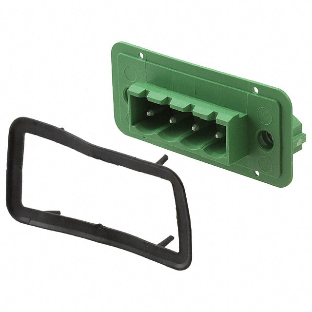 1898855 TERM BLK HEADER 4POS GREEN