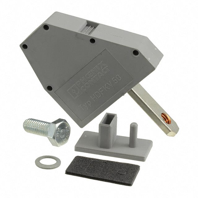 0708580 TERM BLK SCREW CLAMP 1POS GRAY
