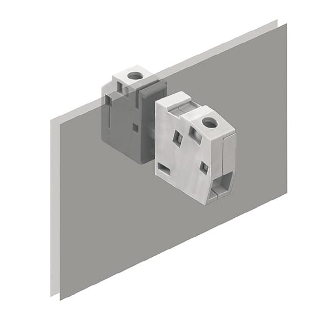 1936550000 TERM BLK SCREW CLAMP 1POS GRAY