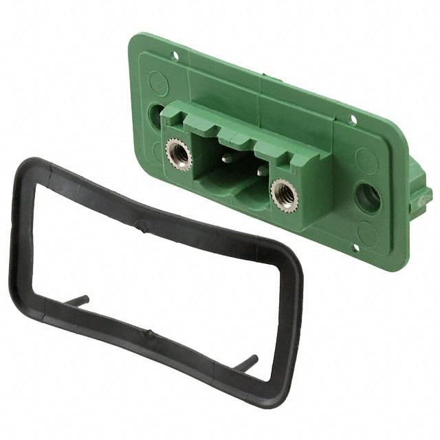 1899281 TERM BLK HEADER 2POS GREEN