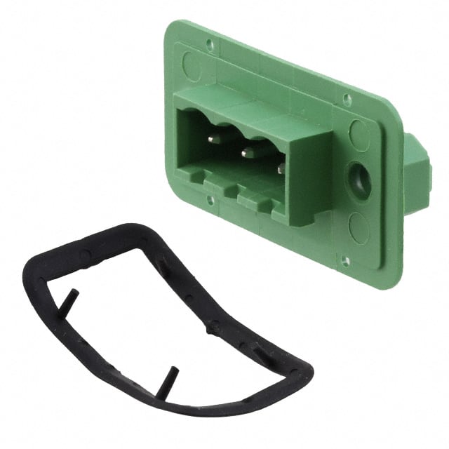 1899142 TERM BLK HEADER 3POS GREEN