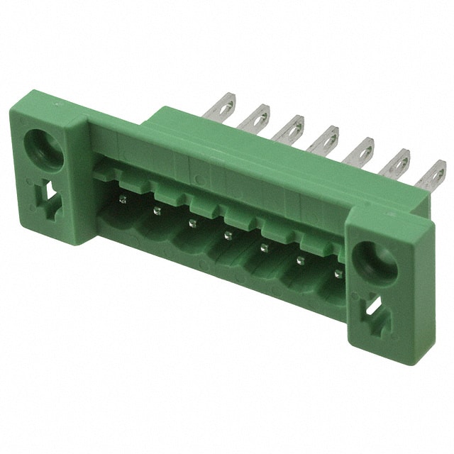 0707293 TERM BLK HEADER 7POS GREEN